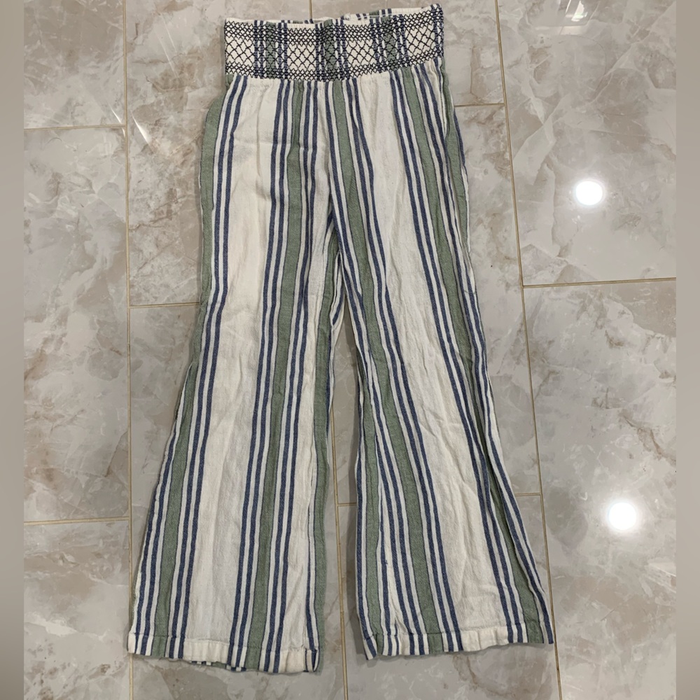 Indigo Rein Flowy Linen Pants